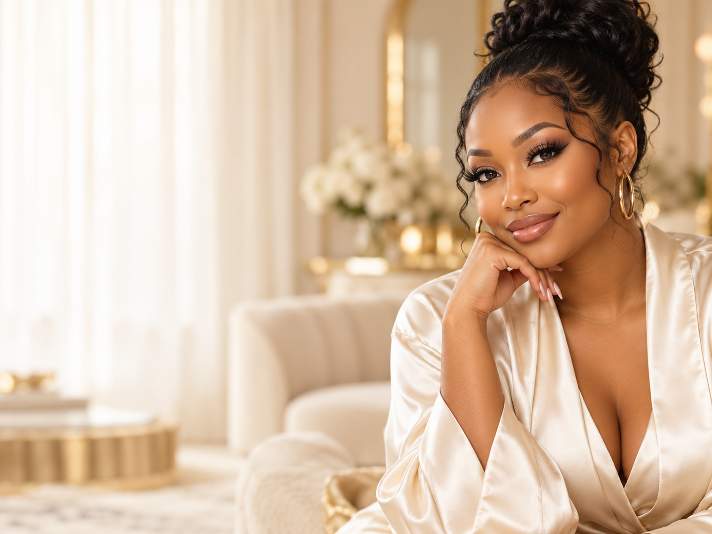 Luxury lash client portrait 1